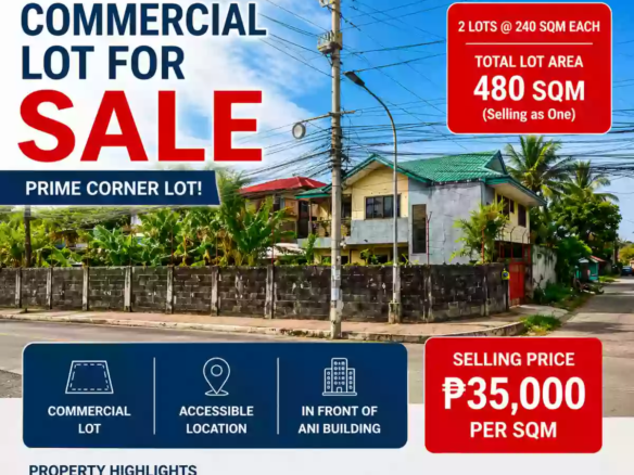Commercial Lot for Sale – In Front of ANI Building